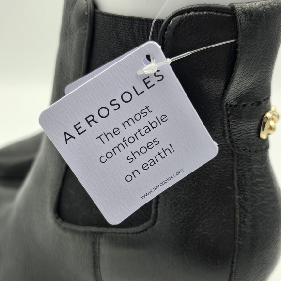 NWT AEROSOLES Lido Mid-Calf Pull-On Heeled Booties, Women's 11M - Picture 6 of 16